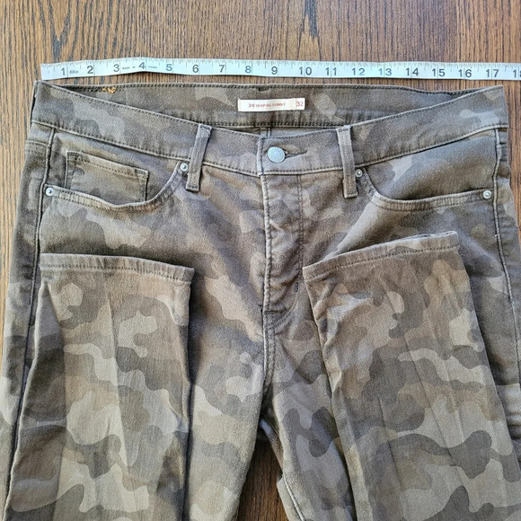 Levi's 311 Shaping Skinny Camouflage Jeans Size Women's 32x30 - Picture 7 of 13